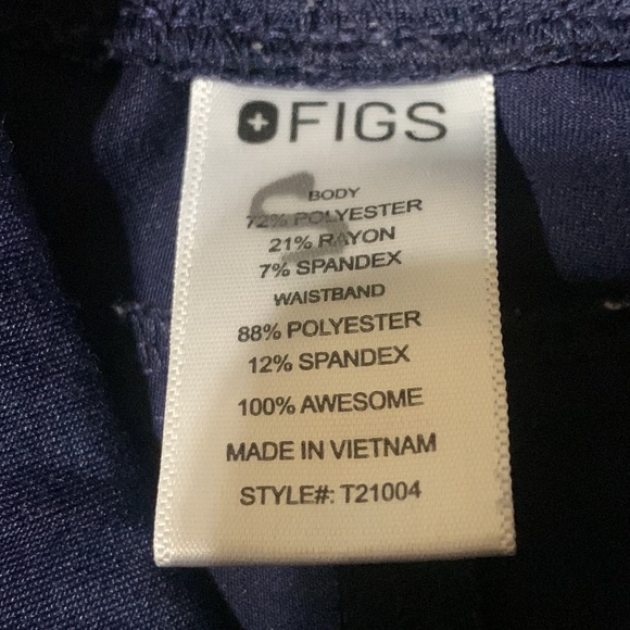 FIGS Technical Collection Navy Blue KADE Cargo Scrub Pants Women's Size XS - Picture 10 of 10